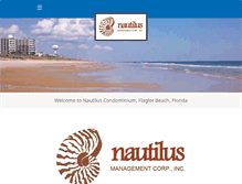 Tablet Screenshot of nautiluscondo.com